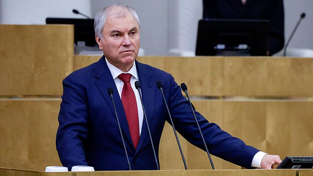 رئيس مجلس الدوما فياتشيسلاف فولودين