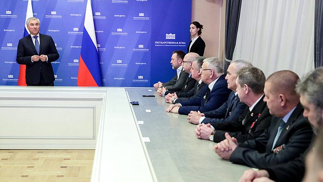 Вячеслав Володин вручил награды ветеранам «Боевого братства»