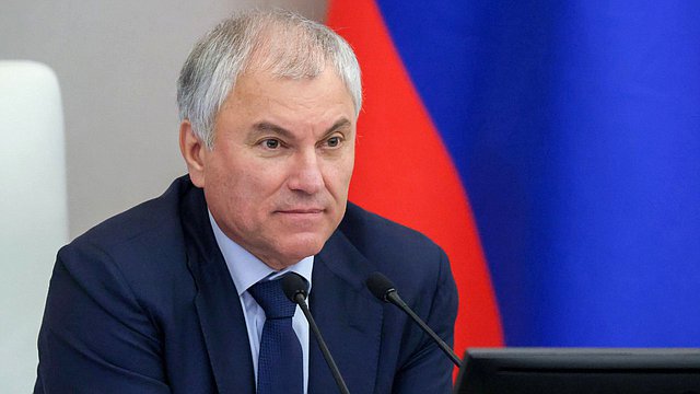 Председатель Государственной Думы Вячеслав Володин