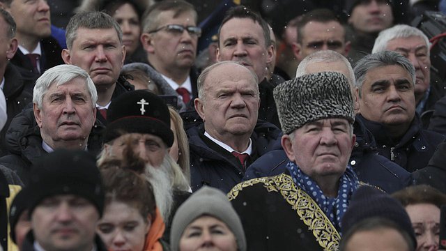 Faction leaders congratulated Russians on Victory Day