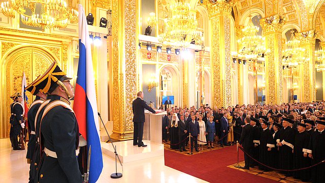 Церемония вступления Владимира Путина в должность Президента России. Фото: kremlin.ru