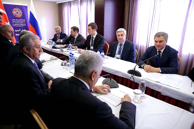 Meeting of Chairman of the State Duma Viacheslav Volodin and Chairman of the Grand National Assembly of Turkey Binali Yıldırım