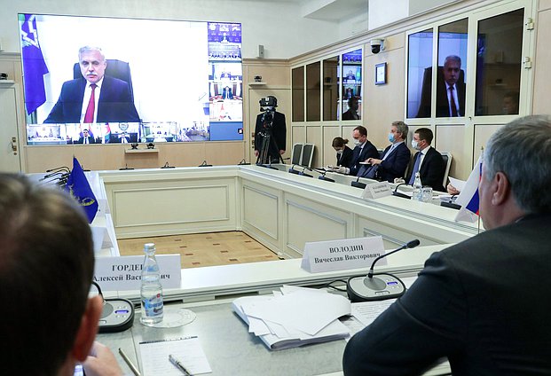 Заседание Совета Парламентской Ассамблеи Организации Договора о коллективной безопасности (ПА ОДКБ) в режиме видеоконференции
