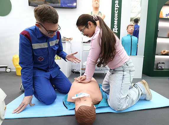 Председатель Государственной Думы Вячеслав Володин посетил Форум колледжей Москвы