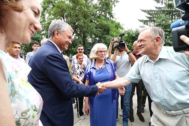 Председатель ГД Вячеслав Володин посетил Музей-усадьбу Н.Г.Чернышевского