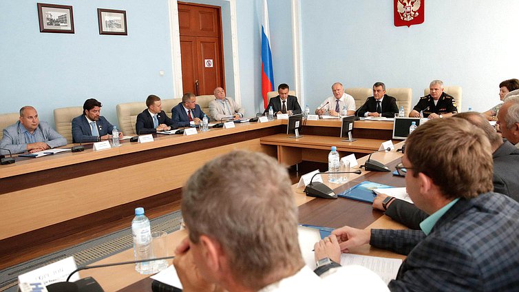  Встреча делегации Государственной Думы с Губернатором г. Севастополя С.И. Меняйло.