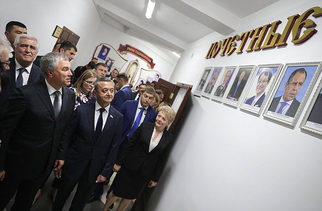 Chairman of the State Duma Viacheslav Volodin visited the Russian-Tajik Slavonic University