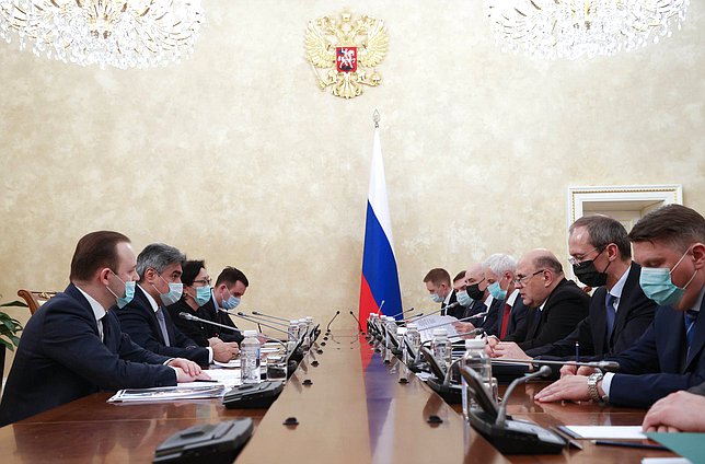 Встреча Председателя Правительства РФ Михаила Мишустина с членами фракции «Новые люди»