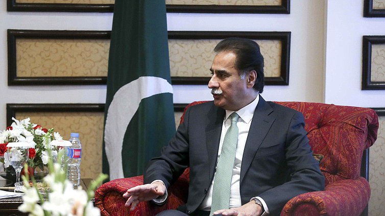 Председатель Национальной Ассамблеи Исламской Республики Пакистан Сардар Садик. Автор фото: Марат Абулхатин/Фотослужба Государственной Думы
