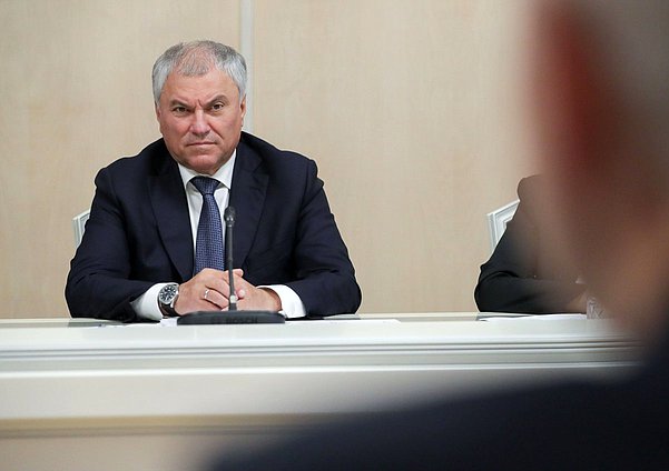 Chairman of the State Duma Vyacheslav Volodin