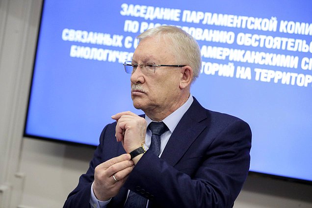 Chairman of the Committee on Control Oleg Morozov