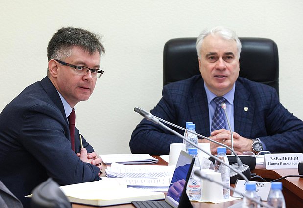 Первый заместитель Председателя Комитета по энергетике Дмитрий Исламов и Председатель Комитета Павел Завальный