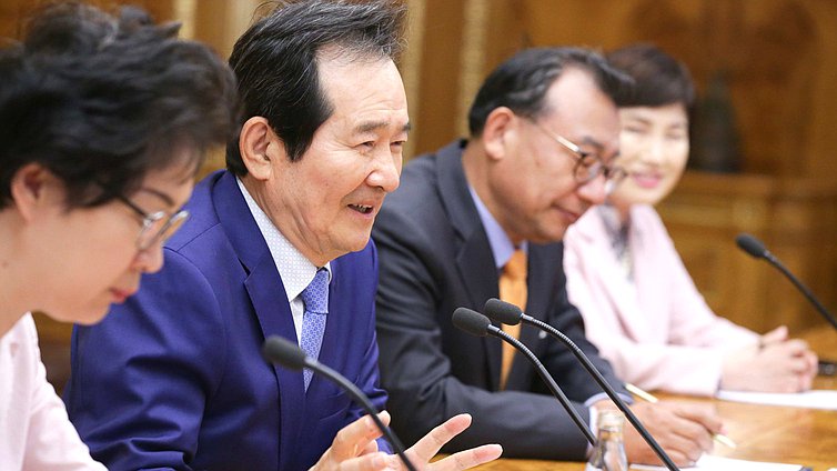 Бывший Председатель Национального собрания Республики Корея Чон Се Гюн