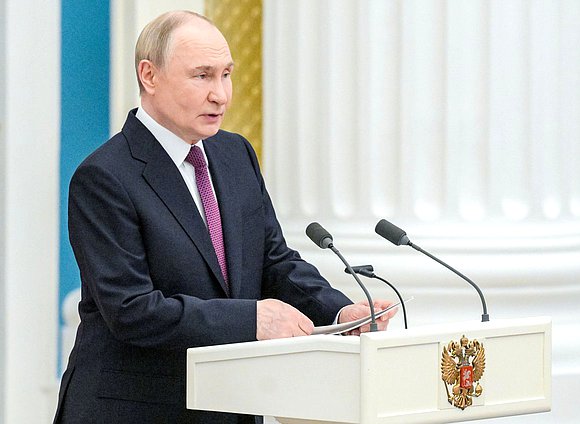 Президент РФ Владимир Путин. Фото: пресс-служба Президента РФ