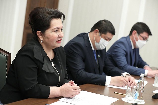 Председатель Сената Олий Мажлиса (верхняя палата) Республики Узбекистан Танзила Нарбаева