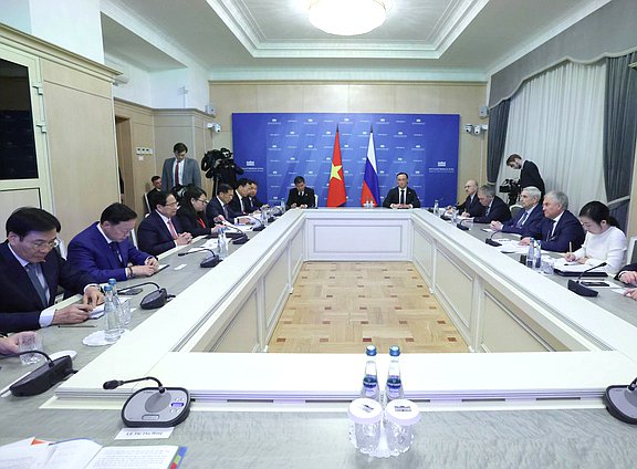 Meeting of Chairman of the State Duma Vyacheslav Volodin and Prime Minister of the Socialist Republic of Vietnam Phạm Minh Chính