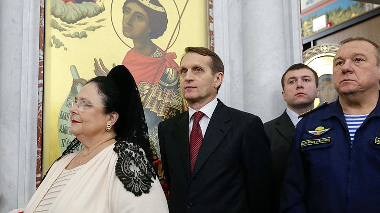 Патриарх Московский и всея Руси Кирилл вручил орден Преподобного Сергия Радонежского второй степени Председателю Государственной Думы Федерального Собрания Российской Федерации Сергею Нарышкину.