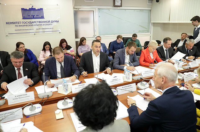 Заседание Комитета по физической культуре и спорту с участием Министра спорта РФ Олега Матыцина