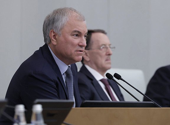 Председатель Государственной Думы Вячеслав Володин
