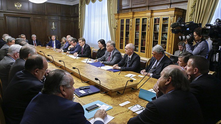   Встреча с делегацией Национального собрания Французской Республики.
