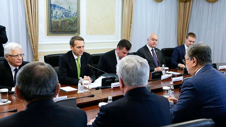 Встреча с председателем сената Парламента Республики Казахстан Токаевым Касын-Жомартом.