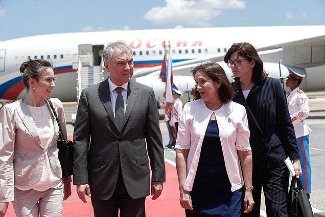 Visita oficial del Jefe de la Duma Estatal, Vyacheslav Volodin, a Cuba