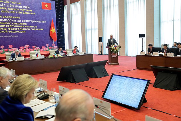 2nd meeting of the Inter-parliamentary Commission on Cooperation between the State Duma and the National Assembly of Vietnam