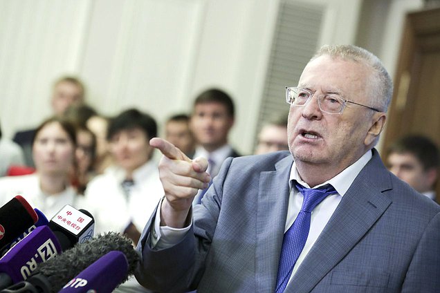 Leader of the LDPR faction Vladimir Zhirinovskii