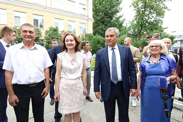 Председатель ГД Вячеслав Володин посетил Музей-усадьбу Н.Г.Чернышевского