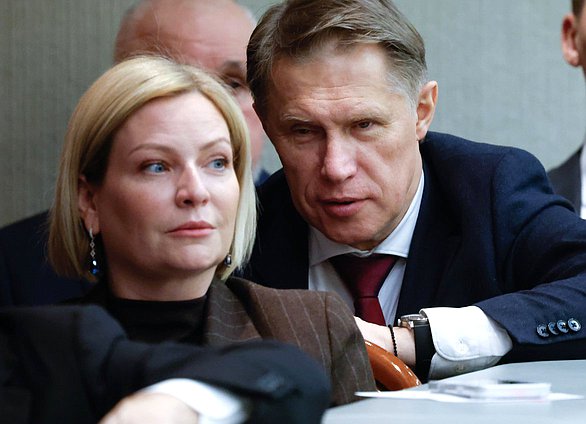 Министр культуры РФ Ольга Любимова и Министр здравоохранения РФ Михаил Мурашко