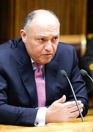 Встреча Председателя Государственной Думы  

Федерального Собрания Российской Федерации С.Е.Нарышкина  

c Министром иностранных дел Арабской Республики Египет С.Шукри. 
