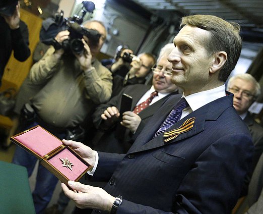 Посещение Председателем Государственной Думы Федерального Собрания Российской Федерации С.Е.Нарышкиным Центрального музея Вооруженных Сил.