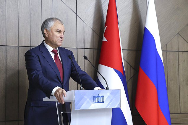 Chairman of the State Duma Vyacheslav Volodin