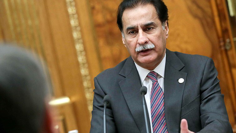 Председатель Национальной ассамблеи Исламской Республики Пакистан Сардар Садик. Автор фото: Анна Исакова/Фотослужба Государственной Думы