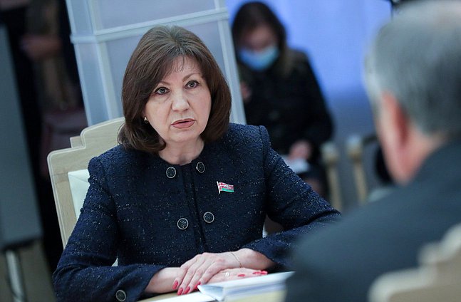 Chairwoman of the Council of the Republic of the National Assembly of the Republic of Belarus Natalya Kochanova