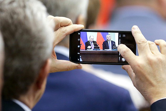 Встреча Президента РФ Владимира Путина с членами Совета законодателей РФ при Федеральном Собрании РФ