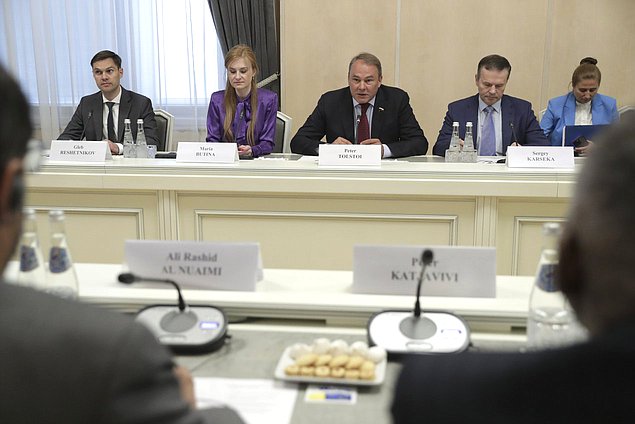 Meeting with representatives of the IPU Task Force for the peaceful resolution in Ukraine