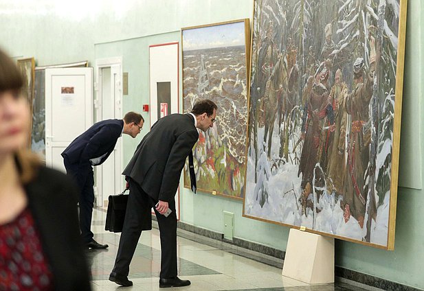 Открытие выставки «История России глазами молодых художников Академии Глазунова»