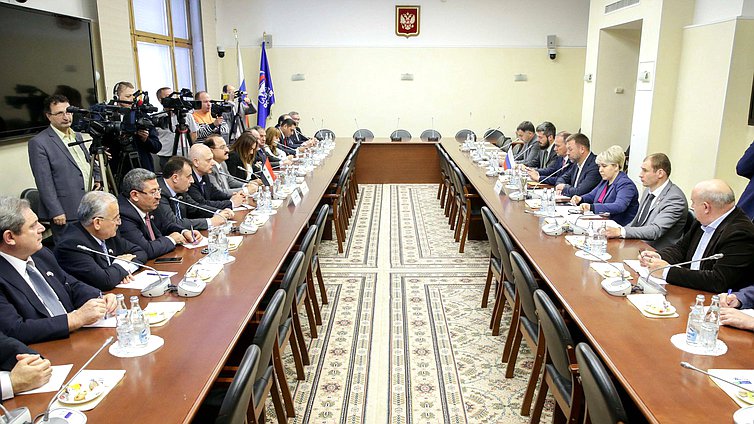 Встреча с делегацией Народного совета Сирийской Арабской Республики