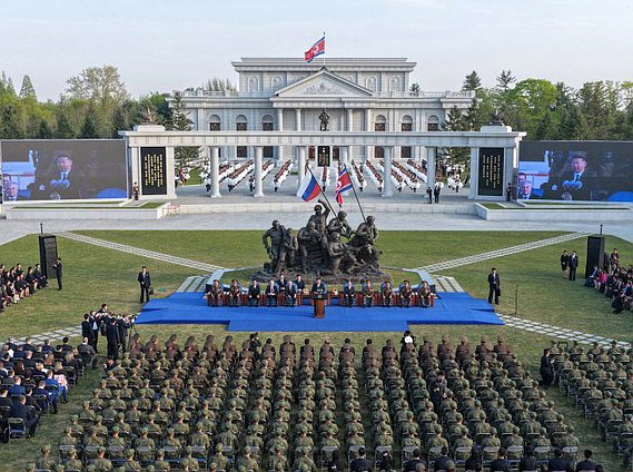 Opening ceremony of the Memorial Complex and Museum of the Military Deeds of Heroes of Foreign Military Operation. Photo credit: KCNA