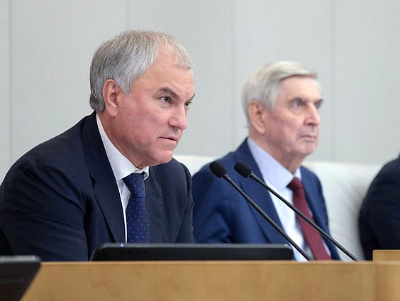 Председатель Государственной Думы Вячеслав Володин