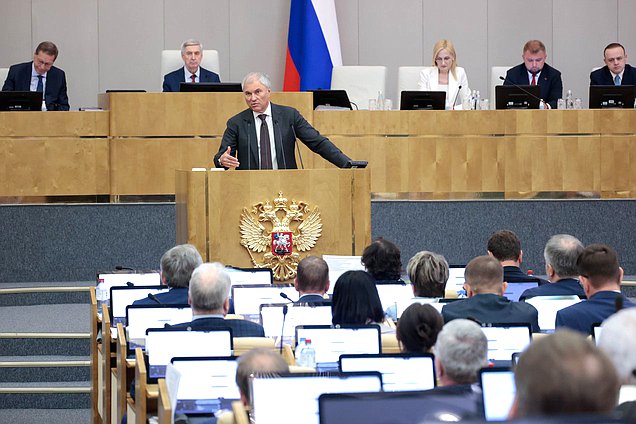 Председатель Государственной Думы Вячеслав Володин
