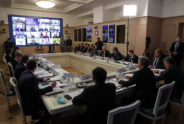 Пленарное заседание Парламентской Ассамблеи ОДКБ в режиме видеоконференции