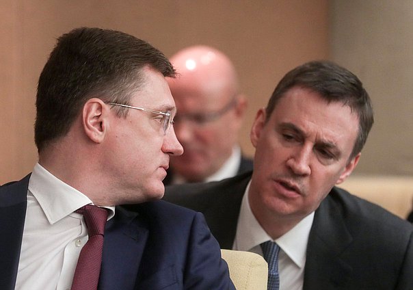 Кандидаты на должность заместителя Председателя Правительства РФ Александр Новак и Дмитрий Патрушев