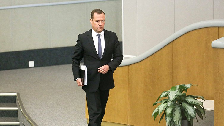 Кандидат на пост Председателя Правительства РФ Дмитрий Медведев