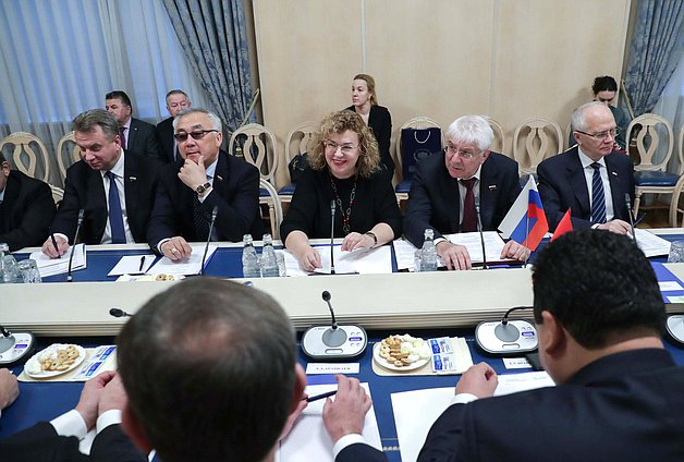Заседание Межпарламентской комиссии по сотрудничеству между парламентами России и Киргизии