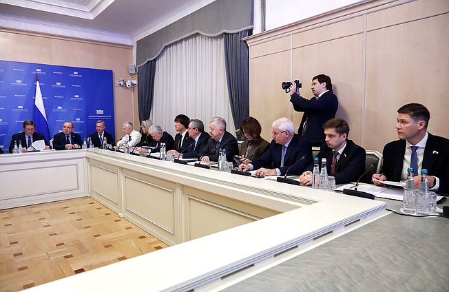 Заседание Межпалатной комиссии по сотрудничеству между Государственной Думой и Мажилисом Парламента Республики Казахстан