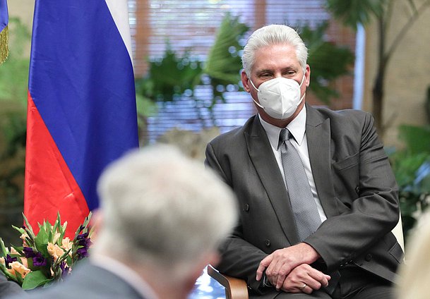 First Secretary of the Central Committee of the Communist Party and President of Cuba Miguel Díaz-Canel Bermúdez
