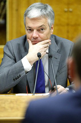 Встреча Сергея Нарышкина с Председателем Комитета министров Совета Европы, заместителем Премьер-министра, Министром иностранных и европейских дел Бельгии Дидье Рейндерсоном.