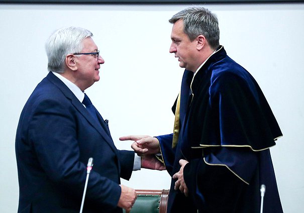 Rector of the Moscow State Institute of International Relations of the Russian Federation Ministry of Foreign Affairs Anatoly Torkunov and Speaker of the National Council of the Slovak Republic Andrej Danko